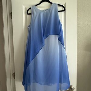 Vince Camuto Asymmetrical Blue Dress